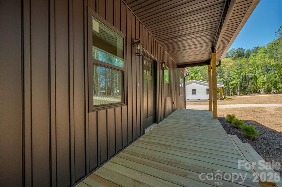 Exterior details and patio area of a home in , Bostic (Image 13).