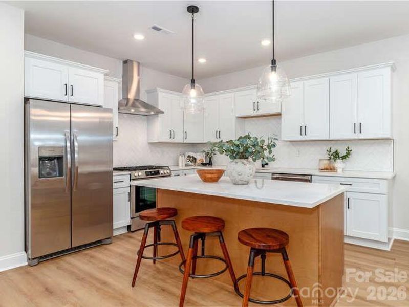 Furnished interior view inside a new home in , Charlotte (Image 22).
