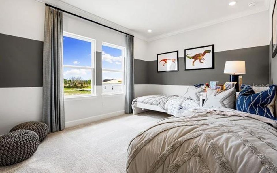 Furnished interior view inside a new home in Victoria Lakes, Odessa (Image 5). Furnished interior view inside a new home in Victoria Lakes, Odessa (Image 5).