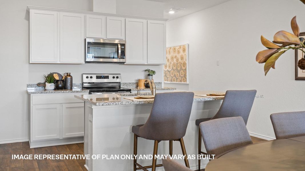 Furnished interior view inside a new home in Palomino, Manor (Image 10).