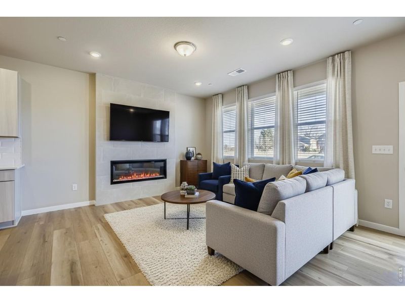 Furnished interior view inside a new home in , Fort Collins (Image 7).