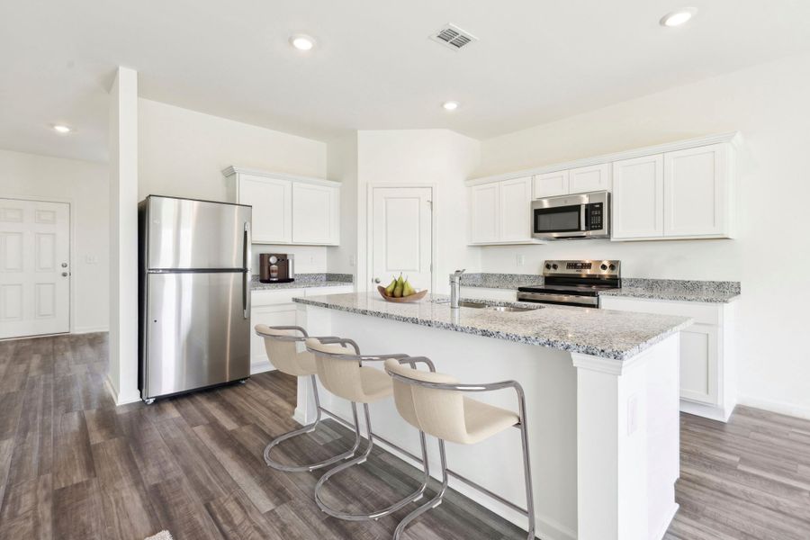 Representative furnished interior of a home built from the Galileo by Starlight Homes in Rolling Glen, Hutto (Image 3).