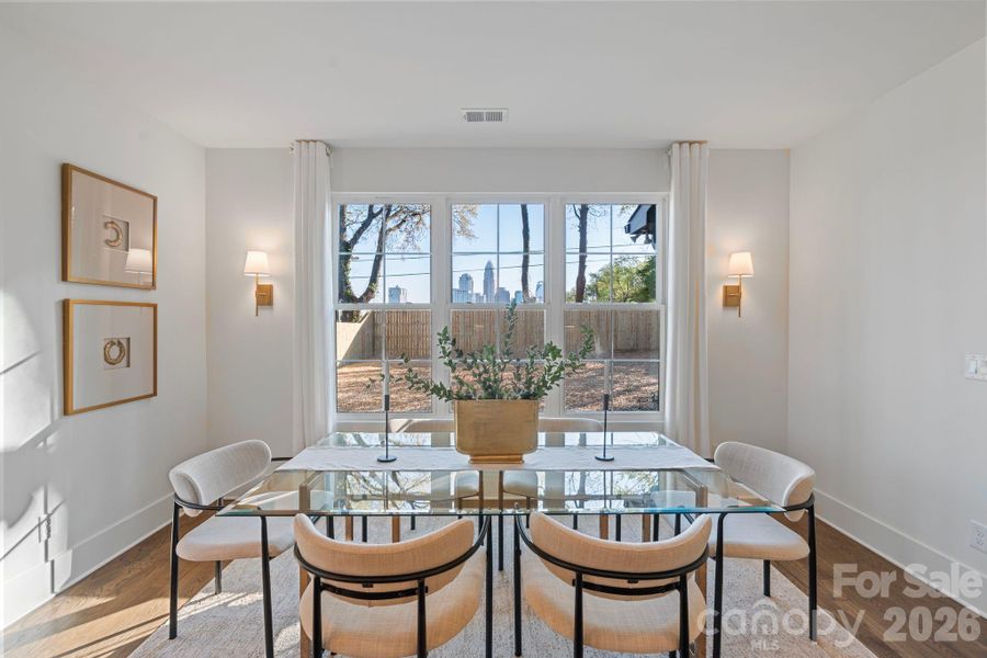 Furnished interior view inside a new home in , Charlotte (Image 6). Furnished interior view inside a new home in , Charlotte (Image 6).