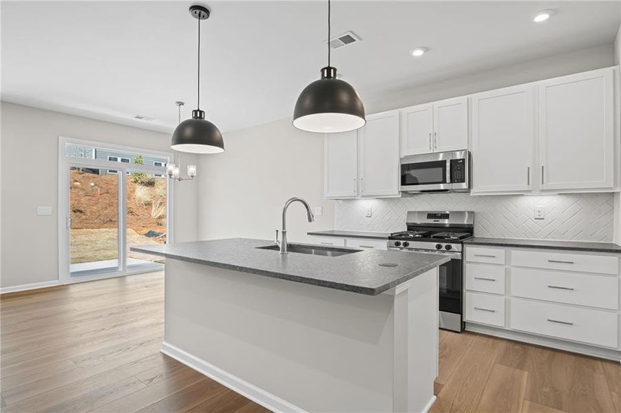 Furnished interior view inside a new home in Easton Park, Dallas (Image 9).
