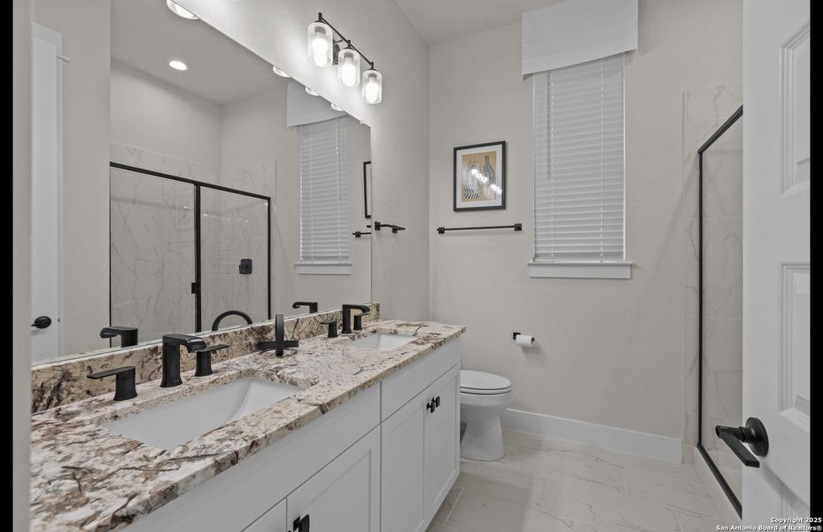Furnished interior view inside a new home in Bison Ridge, San Antonio (Image 15).