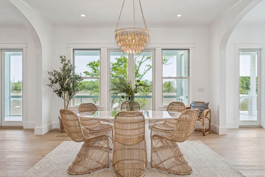 Furnished interior view inside a new home in , Johns Island (Image 8).