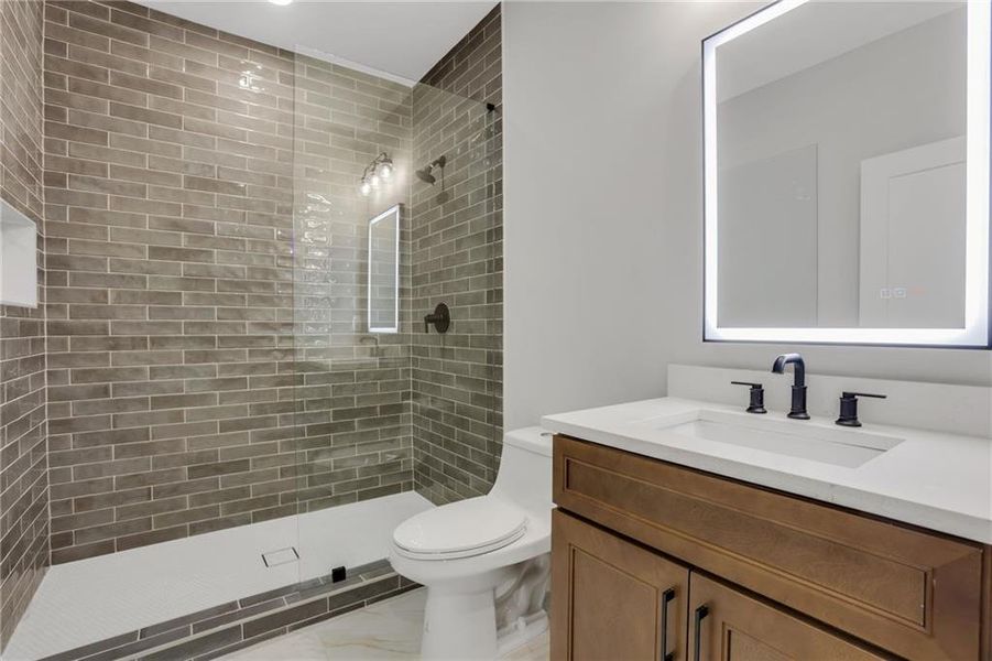 Furnished interior view inside a new home in , Milton (Image 13).
