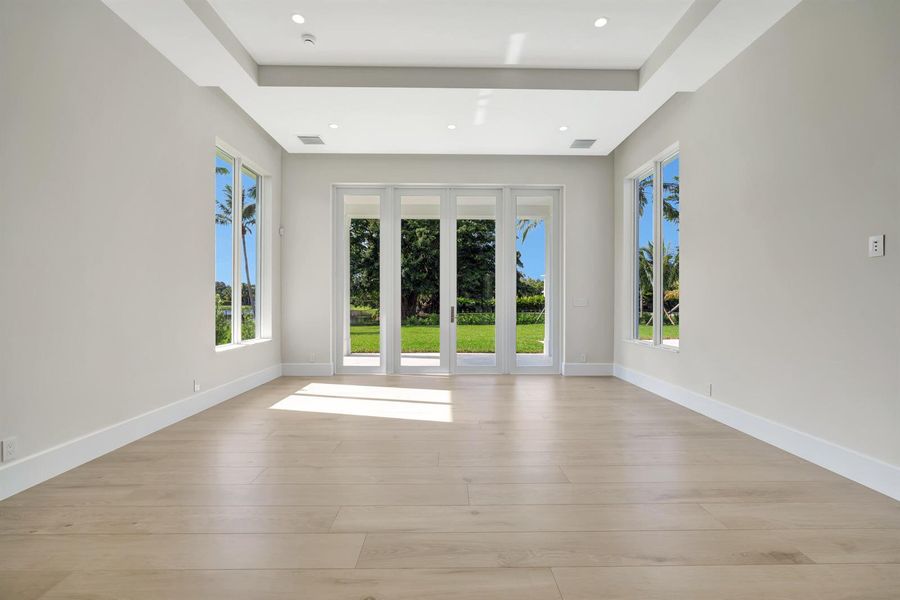 Coffered Ceilings w/Drapery Pockets Coffered Ceilings w/Drapery Pockets