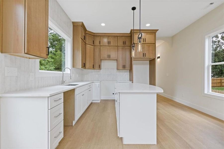 Furnished interior view inside a new home in , Atlanta (Image 6).
