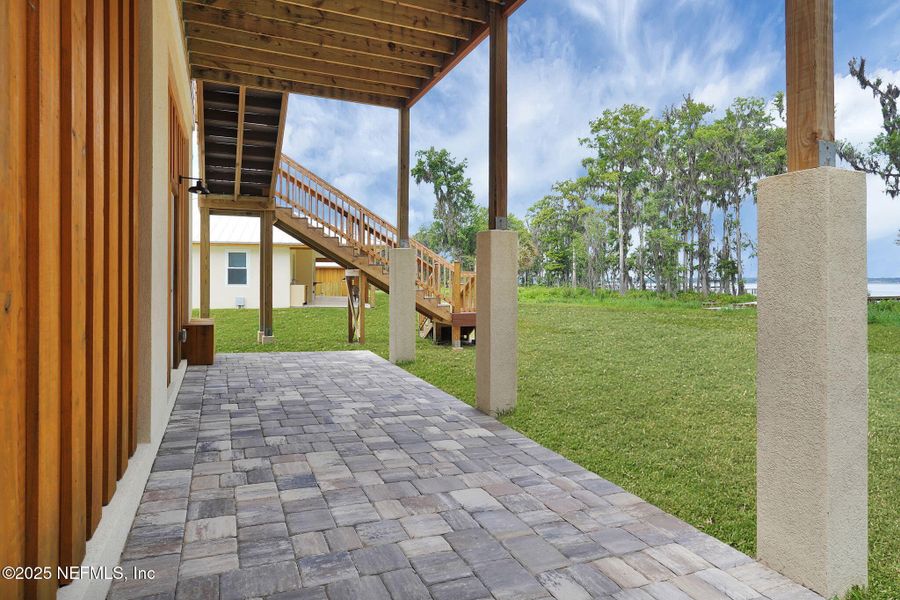 Exterior details and patio area of a home in , East Palatka (Image 56). Exterior details and patio area of a home in , East Palatka (Image 56).