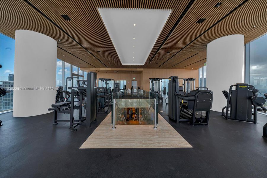 Furnished interior view inside a new home in Aston Martin Residences, Miami (Image 6).