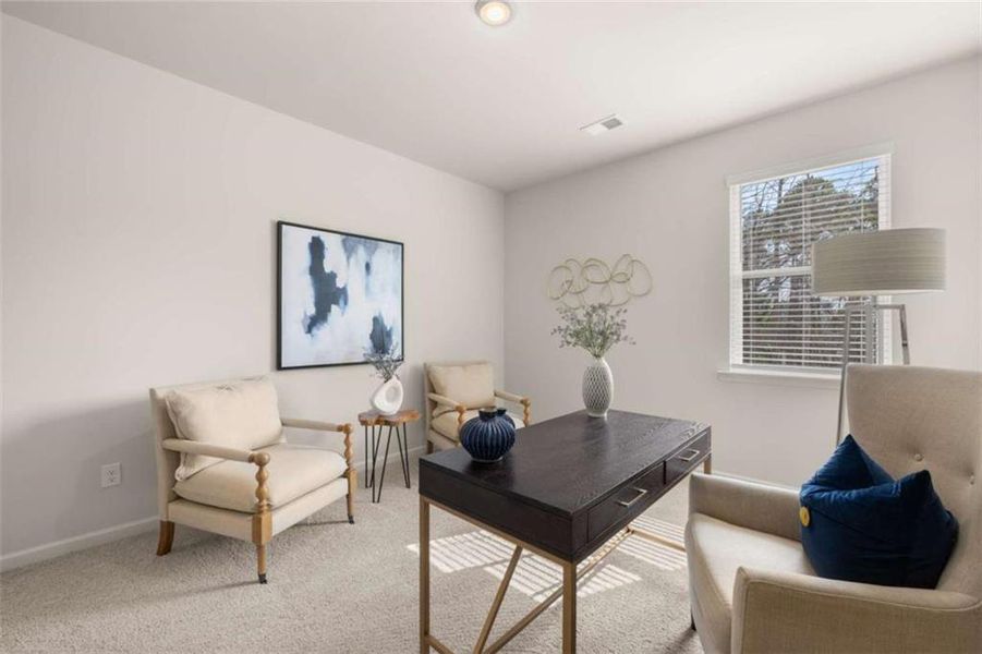 Furnished interior view inside a new home in Kingsmere Estates, Loganville (Image 16).