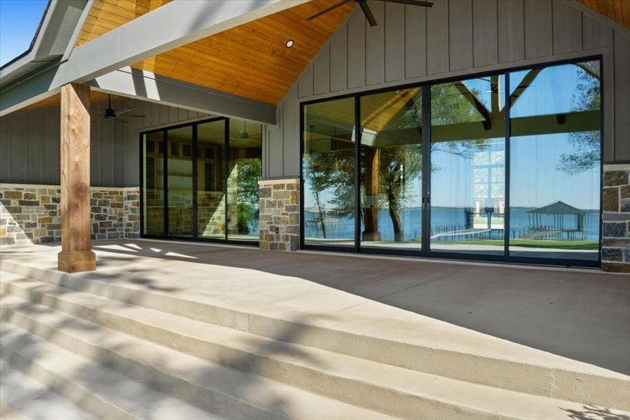 Exterior details and patio area of a home in , Corsicana (Image 4). Exterior details and patio area of a home in , Corsicana (Image 4).