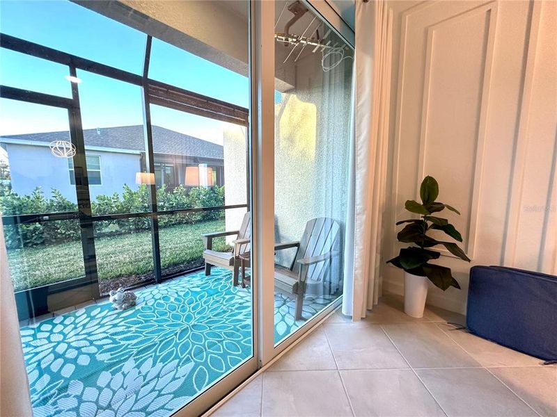 Exterior details and patio area of a home in , Englewood (Image 3).