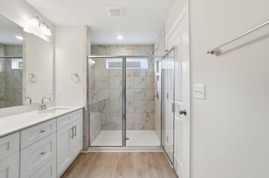 Furnished interior view inside a new home in Harrisburg Village Townhomes, Harrisburg (Image 16).