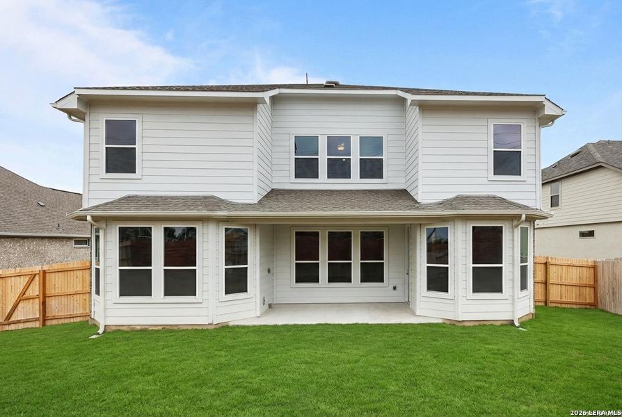 Exterior details and patio area of a home in Buffalo Crossing, Cibolo (Image 23). Exterior details and patio area of a home in Buffalo Crossing, Cibolo (Image 23).