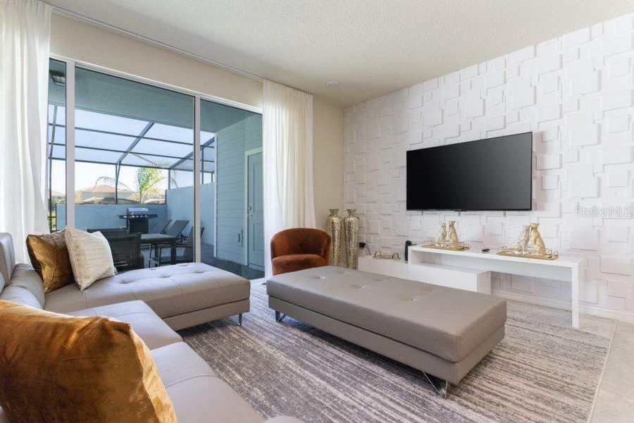Furnished interior view inside a new home in , Davenport (Image 24). Furnished interior view inside a new home in , Davenport (Image 24).