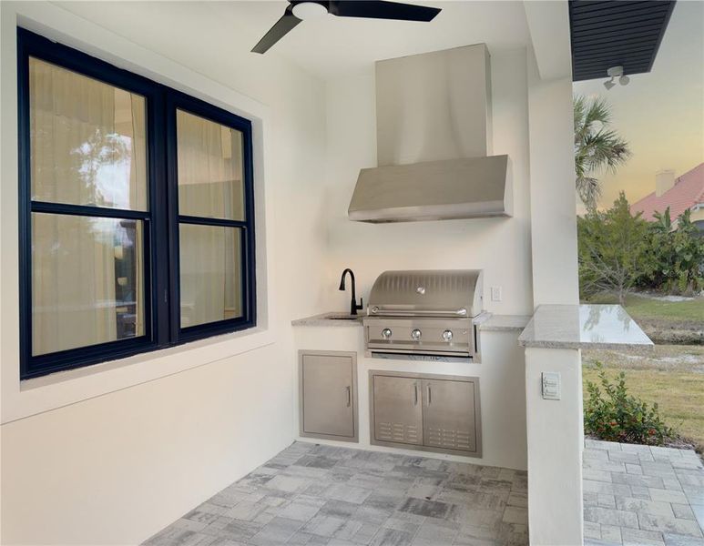 Exterior details and patio area of a home in , Flagler Beach (Image 3).