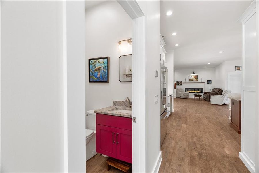 Furnished interior view inside a new home in , Resaca (Image 43).