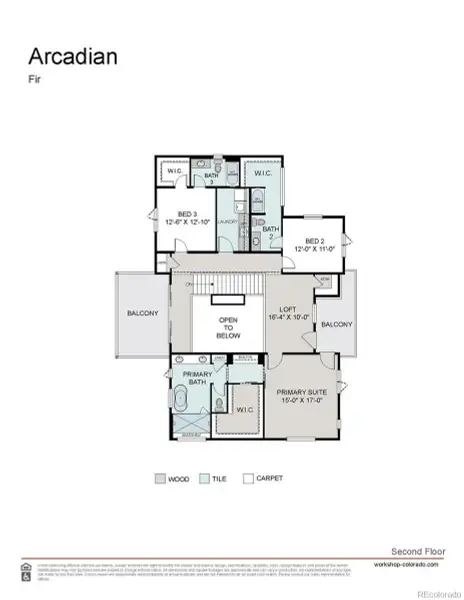 2D floor plan layout of this home in , Golden, CO (Image 5).