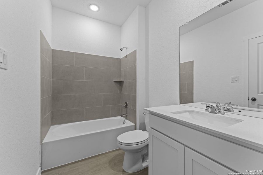 Furnished interior view inside a new home in Parkside: Coastline Collection, New Braunfels (Image 8). Furnished interior view inside a new home in Parkside: Coastline Collection, New Braunfels (Image 8).