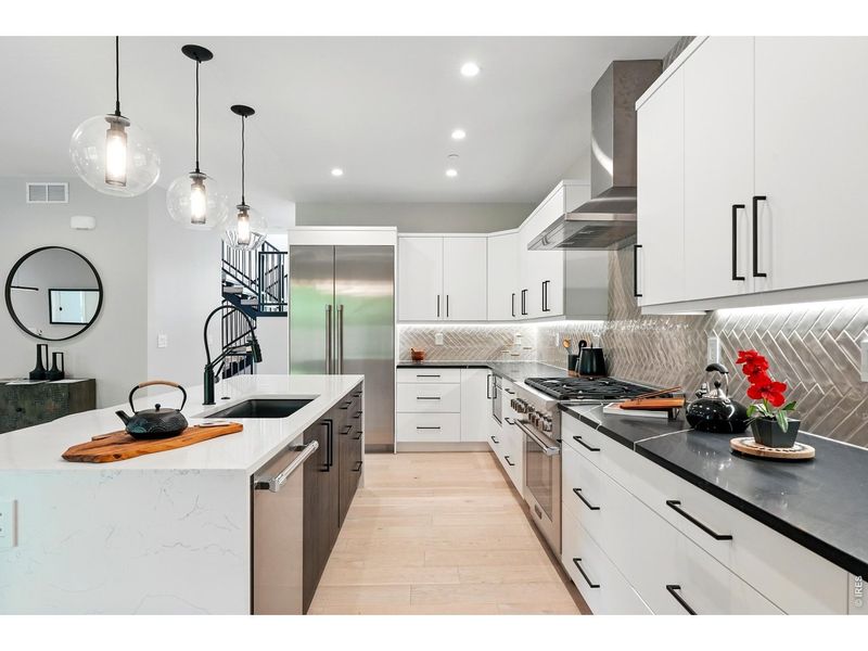 Furnished interior view inside a new home in , Boulder (Image 8). Furnished interior view inside a new home in , Boulder (Image 8).