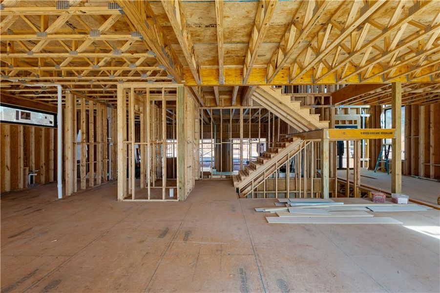 In-progress construction of a new home in , Duluth, GA (Image 10).