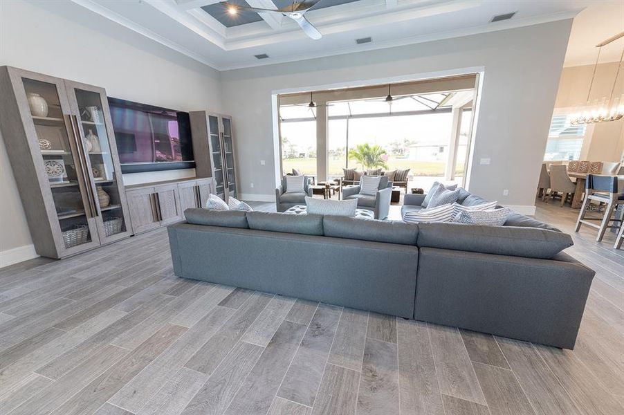 Furnished interior view inside a new home in , Punta Gorda (Image 5).