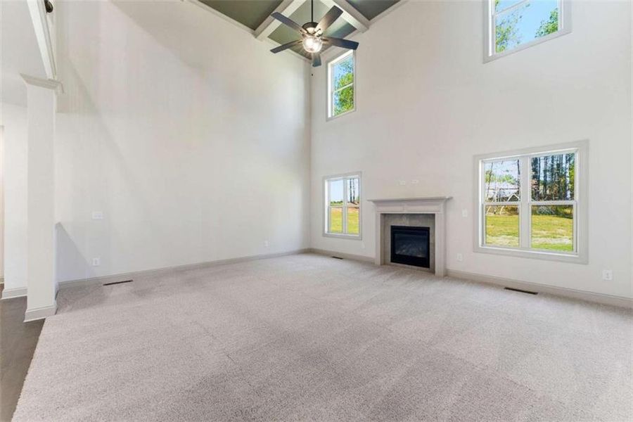 Spacious, unfurnished interior of a new home in Underwood Crossing, Covington (Image 26). Spacious, unfurnished interior of a new home in Underwood Crossing, Covington (Image 26).