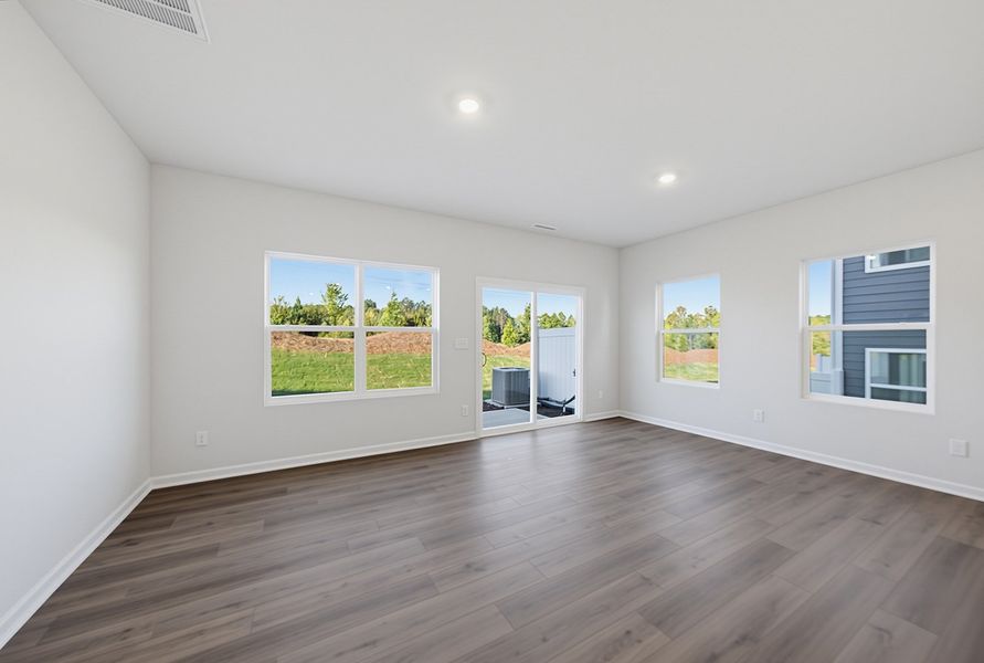 Spacious, unfurnished interior of a new home in Sweetbrier, Durham (Image 23). Spacious, unfurnished interior of a new home in Sweetbrier, Durham (Image 23).