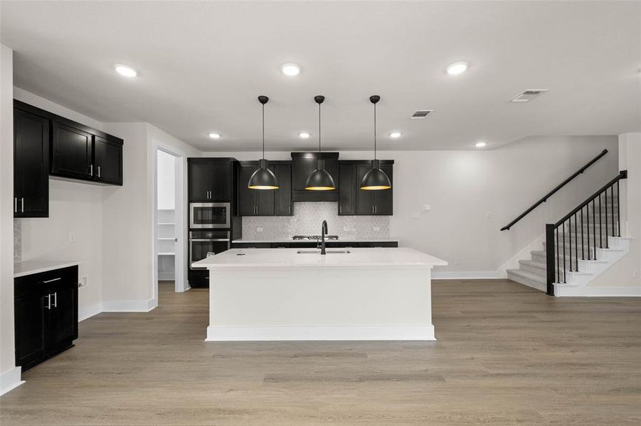 Furnished interior view inside a new home in Terrace Collection at Harvest, Argyle (Image 14). Furnished interior view inside a new home in Terrace Collection at Harvest, Argyle (Image 14).