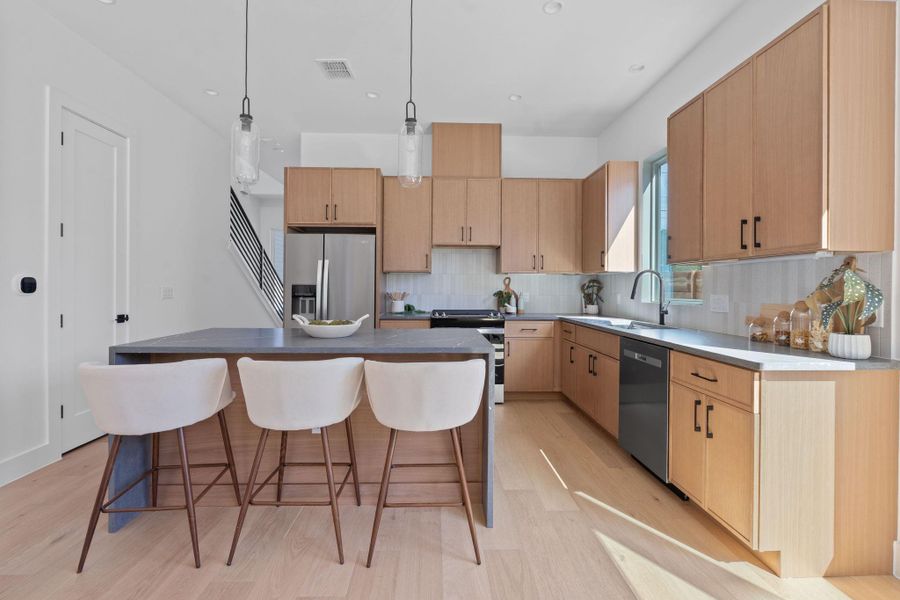 Furnished interior view inside a new home in , Austin (Image 11). Furnished interior view inside a new home in , Austin (Image 11).