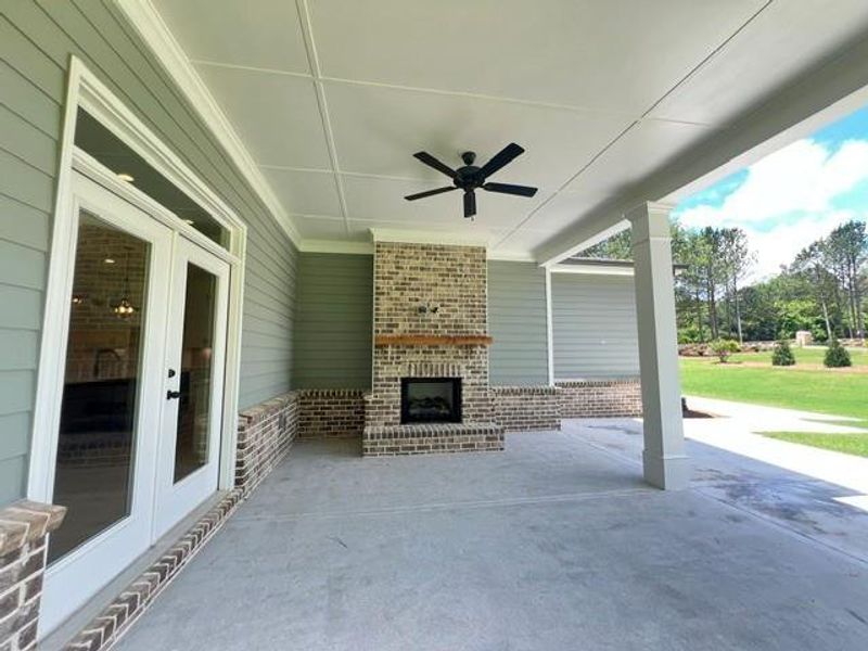 Exterior details and patio area of a home in , Cumming (Image 20). Exterior details and patio area of a home in , Cumming (Image 20).