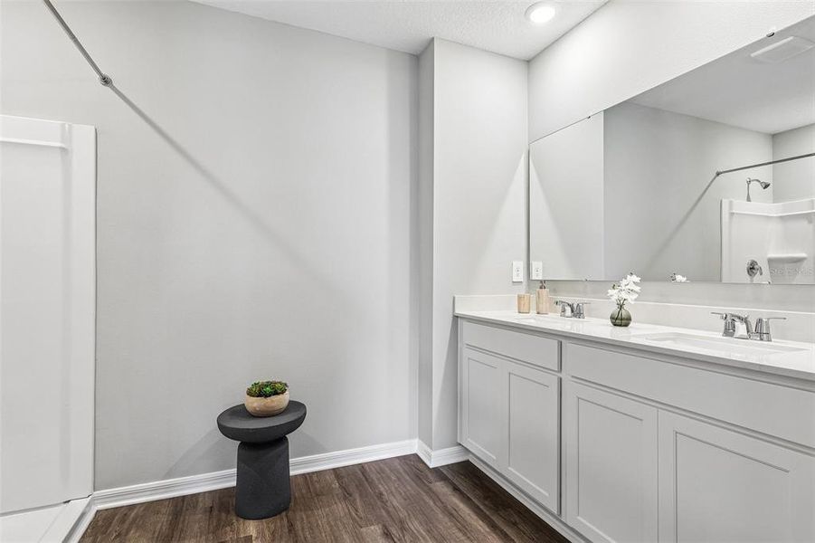 Furnished interior view inside a new home in , Haines City (Image 34).