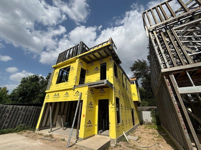 Galvanized steel framing + DensGlass sheathing — no termites, no rot, fire- and mold-resistant Galvanized steel framing + DensGlass sheathing — no termites, no rot, fire- and mold-resistant