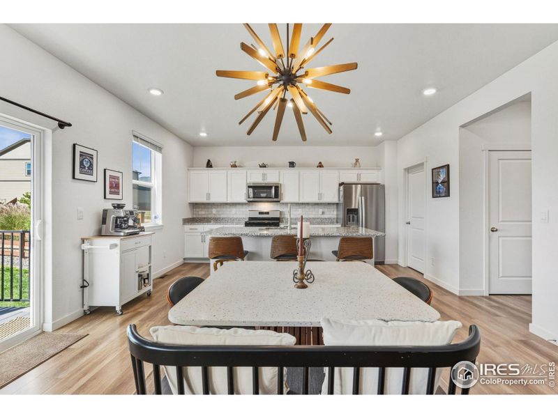 Dining Area to Kitchen