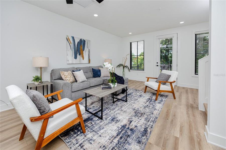 Furnished interior view inside a new home in , Tampa (Image 20).