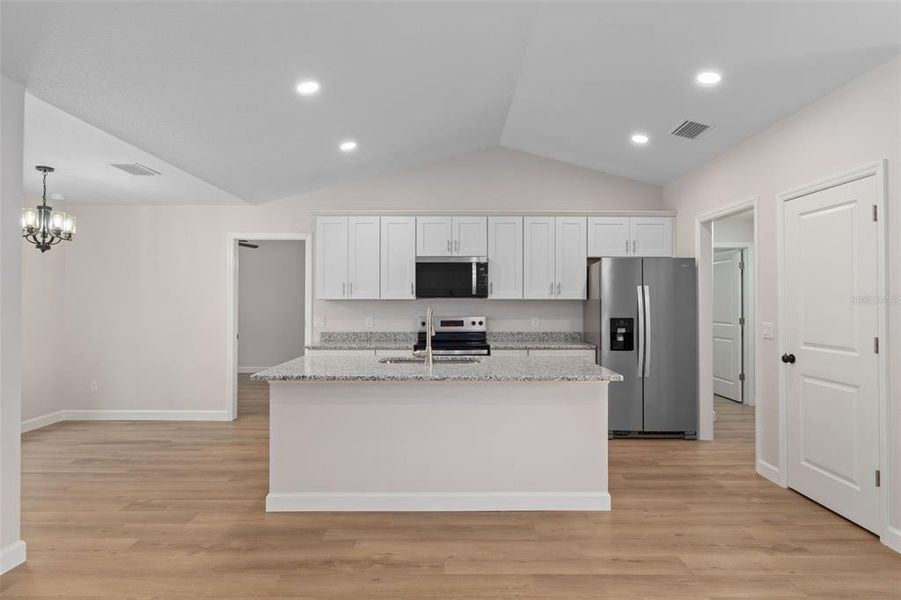 Furnished interior view inside a new home in , Citrus Springs (Image 7).