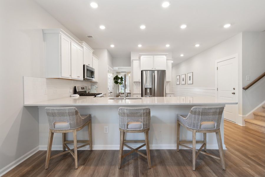 Furnished interior view inside a new home in , Summerville (Image 6). Furnished interior view inside a new home in , Summerville (Image 6).