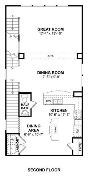 The Radcliffe II floor plan by K. Hovnanian Homes. 2nd Floor shown. *Prices, plans, dimensions, features, specifications, materials, and availability of homes or communities are subject to change without notice or obligation.