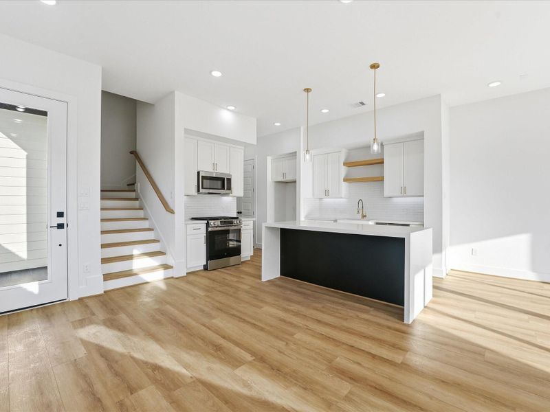 Furnished interior view inside a new home in , Houston (Image 6).