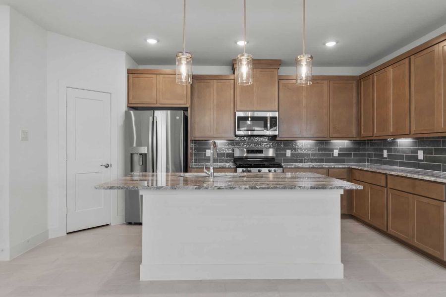 Furnished interior view inside a new home in Meridiana, Manvel (Image 7).