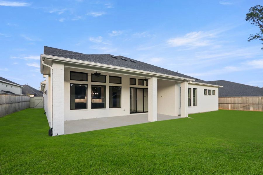 Granbury C rear exterior