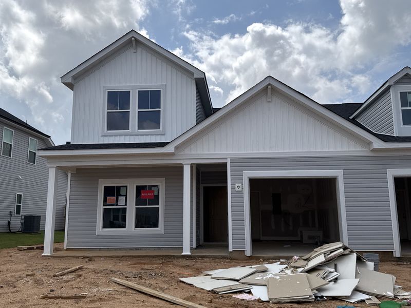 Front exterior of a new home in Windsor, North Augusta, SC, highlighting curb appeal (Image 2). Front exterior of a new home in Windsor, North Augusta, SC, highlighting curb appeal (Image 2).