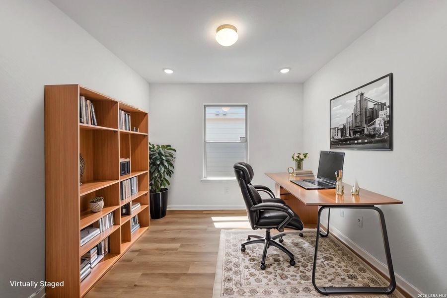 Furnished interior view inside a new home in Mesquite Ridge, San Antonio (Image 19).