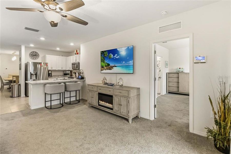 Furnished interior view inside a new home in Harmony West, St. Cloud (Image 9).