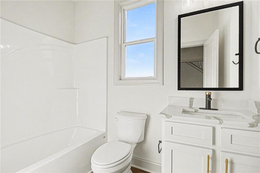 Furnished interior view inside a new home in , Dawsonville (Image 9).