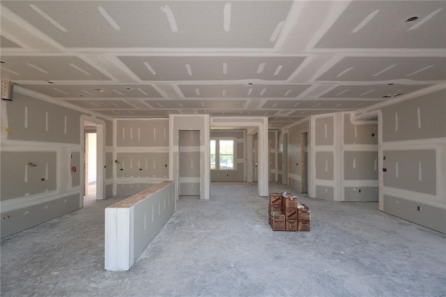 In-progress construction of a new home in Old Mill Preserve, Dallas, GA (Image 5).
