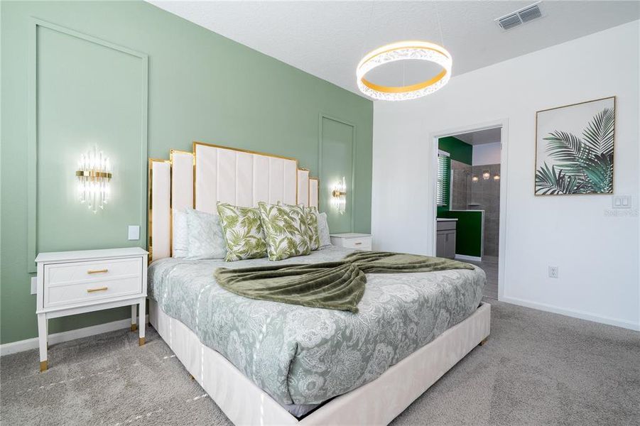 Furnished interior view inside a new home in , Kissimmee (Image 66).