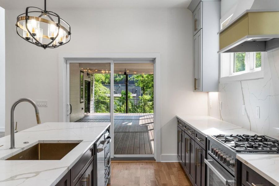 Furnished interior view inside a new home in , Atlanta (Image 6).